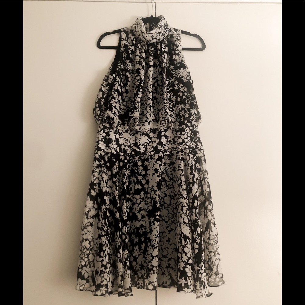 Black and White floral dress